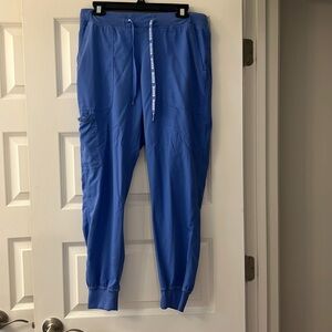 Medcouture ceil blue jogger scrubs